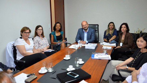 Secretário de Saúde, Marcos Musafir, em reunião com diretoria do HCor  | Foto: Divulgação