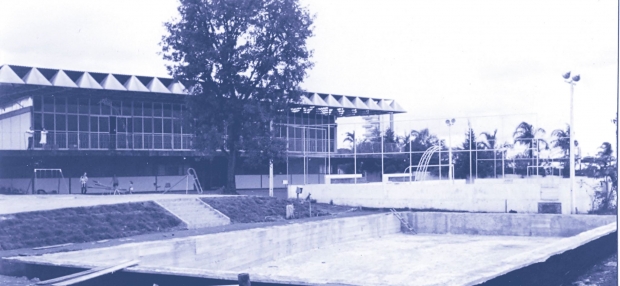 A sede da Associação Médica de Goiás: em fase de construção