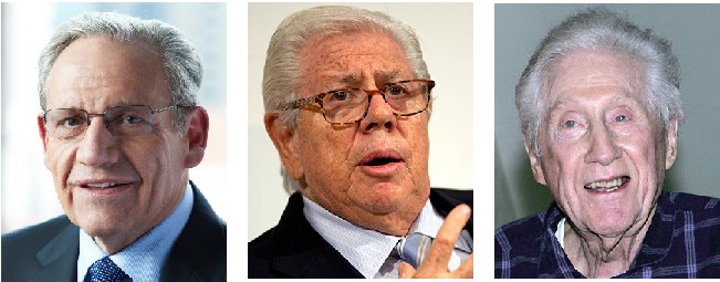 Bob Woodward e Carl Bernstein: se dependessem de juízes brasileiros, teriam sido obrigados a revelar a identidade de sua principal fonte de informação sobre Watergate, Mark “Garganta Profunda” Felt, diretor do FBI