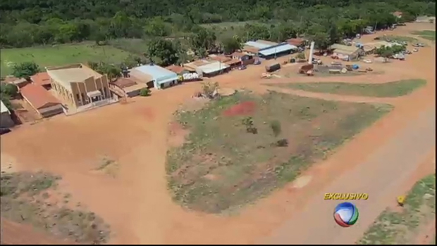 Assentamento Ponte de Pedra é, atualmente, considerado um assentamento modelo, aquele que funcionou. No local, moram mais de mil pessoas | Foto: Reprodução/TV Record