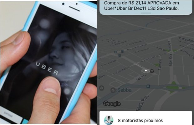 Print mostra valor da viagem sendo cobrado de forma antecipada por aplicativo | Arquivo