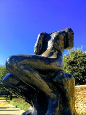 Rodin, esculturas em exposição na Universidade de Stanford, inverno 2018