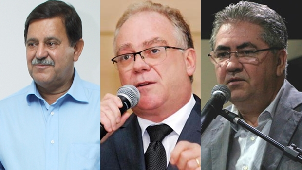 Pré-candidatos eleições 2020 em Rio Verde: Juraci Martins, Paulo do Vale e Sebastião Pereira
