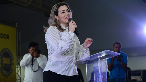 Cinthia Ribeiro completou um ano à frente da Prefeitura de Palmas | Foto: Luciana Pires