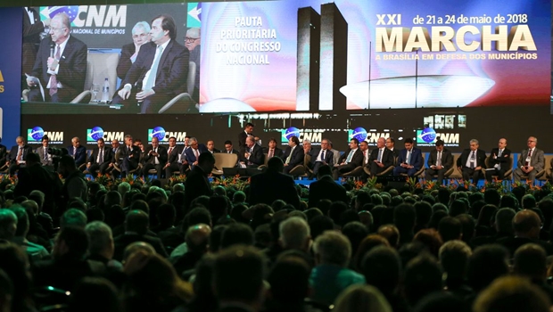 Começa nesta segunda-feira, 8, e segue até o dia 11 de abril, o maior evento municipalista do Brasil, a XXII Marcha a Brasília em Defesa dos Municípios - Jornal Opção