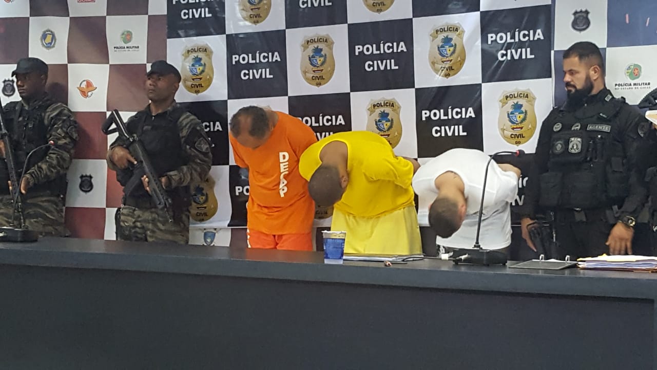 Grupo preso pela Polícia Civil de Goiás guardava armamentos para membros de facções | Foto: SSPGO