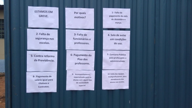 Educação mantém greve por mais uma semana