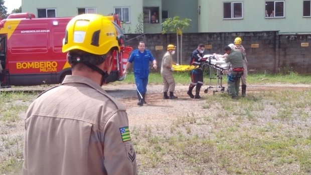 Criança engasgada é resgata por helicóptero dos Bombeiros em Goiânia