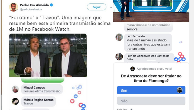 Jogo do Flamengo no Facebook