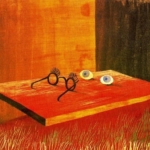 Olhos sobre a mesam de Remedios Varo