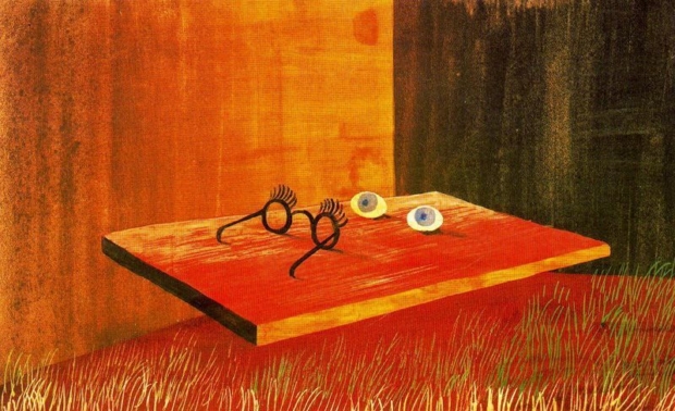 Olhos sobre a mesam de Remedios Varo