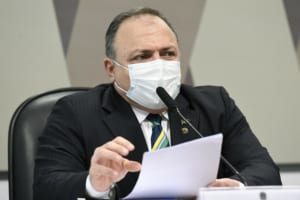 Eduardo Pazuello, ex-ministro da Saúda na CPI da Pandemia