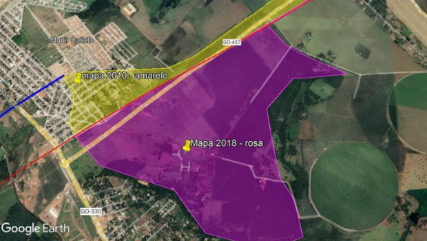 Divisão de mapas de Gameleira