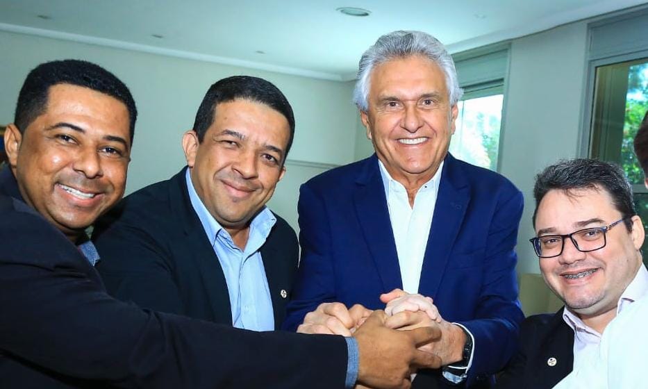 Caiado e Pros juntos