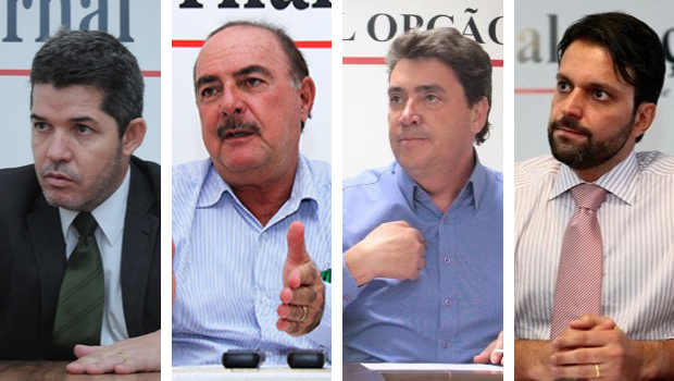 Delegado Waldir, Zacharias Calil e Wilder Morais