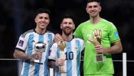 Lionel Messi, melhor jogador jovem: Enzo Fernandez e melhor goleiro: Martínez