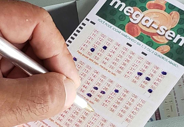 Números sorteados da Mega-Sena | Foto: divulgação