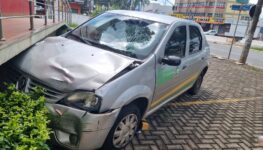 Vítima foi encaminhada pelos Bombeiros ao Hugol/ Foto: Dict