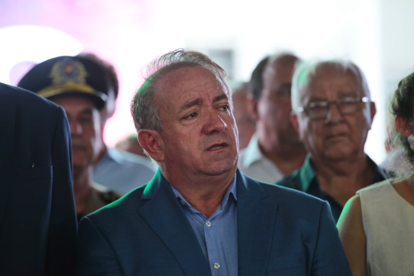 Vilmar Mariano durante evento ao ex-prefeito Maguito Vilela | Foto: Fernando Leite/Jornal Opção