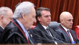 Jair Bolsonaro em sessão solene na sede do TSE | Foto: Antonio Augusto/Secom/TSE