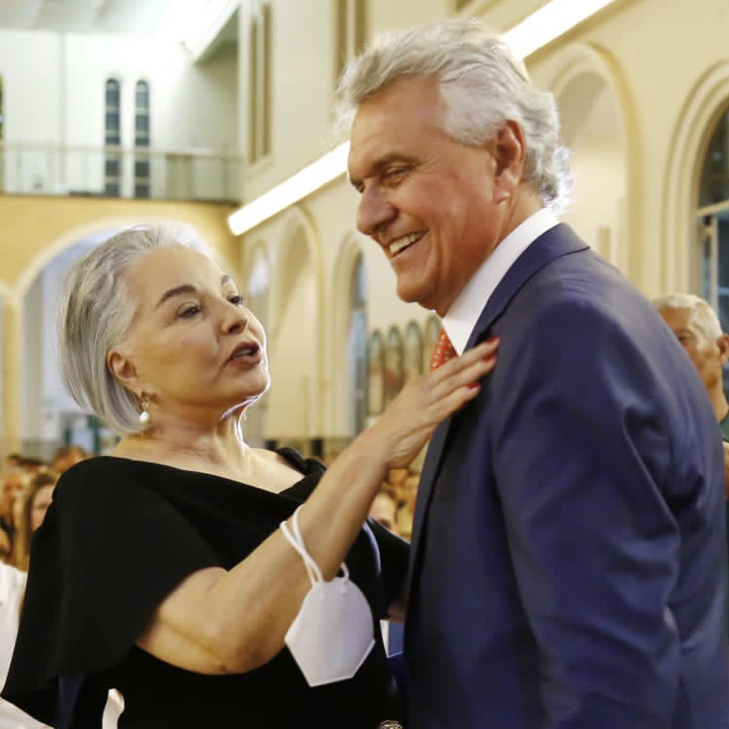 Dona Iris e Caiado | Foto: Instagram