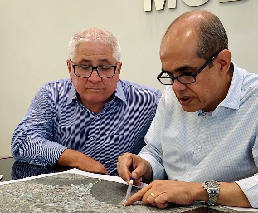 Vereador Joãozinho Guimarães e secretário municipal de Mobilidade, Horácio Melo | Foto: divulgação