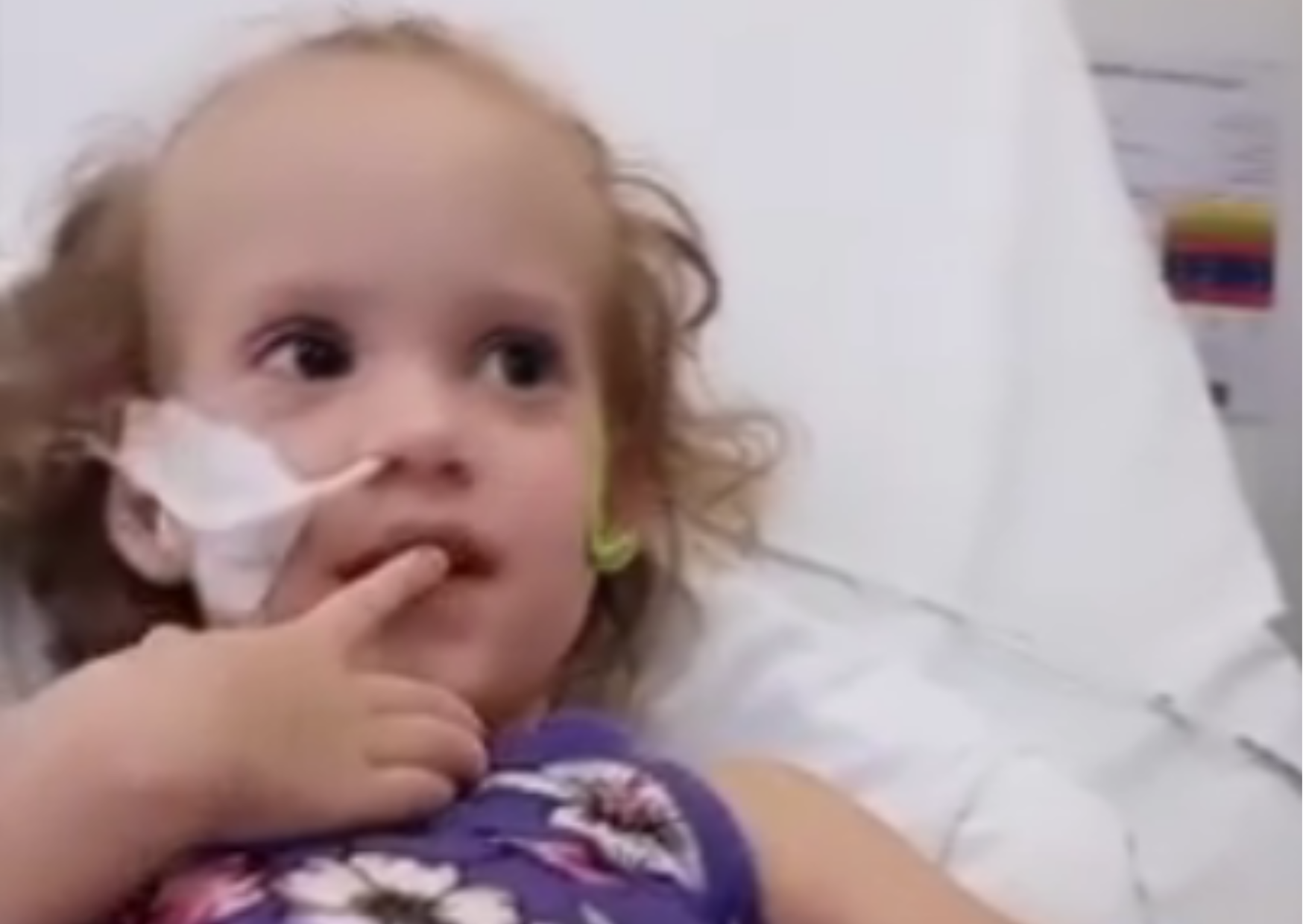 Valentina e Heloá foram separadas em 11 de janeiro | Foto: reprodução/vídeo