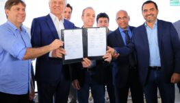 Governo de Goiás lançou as obras do Hospital do Câncer, em Goiânia | Foto: Hegon Corrêa e Júnior Guimarães