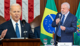 Presidente Lula faz primeira viagem aos EUA na companhia de Janja e comitiva de ministros | Foto: Twitter/arquivos pessoais