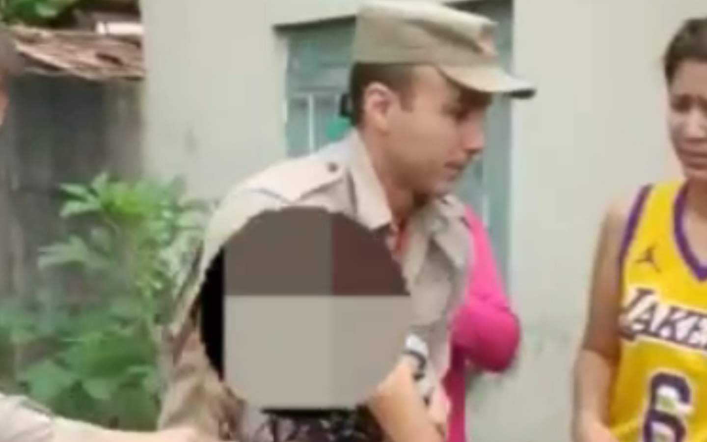 Salvamento de queda em cisterna | Foto: reprodução/vídeo/CBM-GO