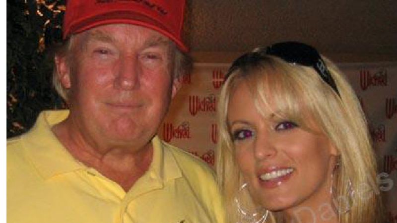 Donald Trump e a atriz pornô Stormy Daniels | Foto: reprodução
