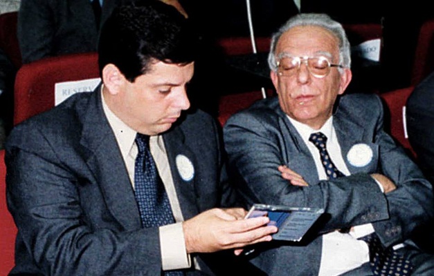 Marconi Perillo e Henrique Santillo, ex-governadores de Goiás | Foto: arquivo pessoal