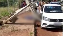 Jovem foi esmagado no começo do mês por ponto de ônibus | Foto: reprodução