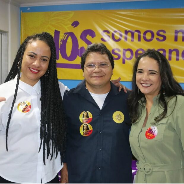 Manu Jacob, Humberto Chaves e Cintia Dias | Foto: divulgação