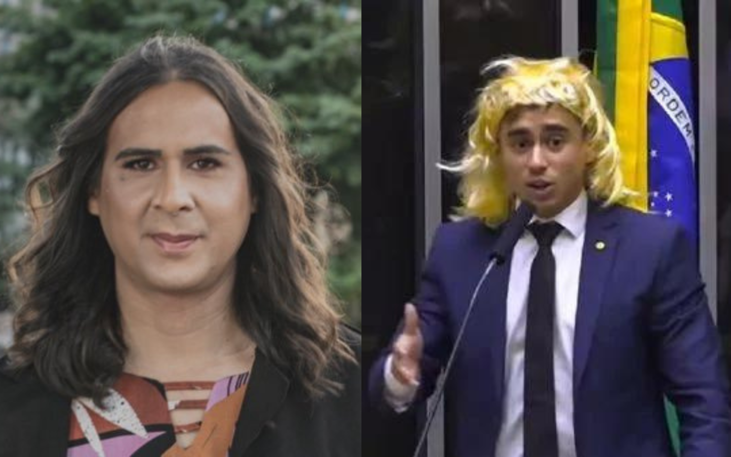 Trans Duda e Nikolas Ferreira | Foto: Twitter/reprodução Câmara