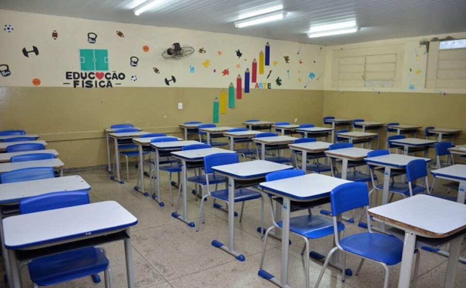 Sala de aula em Goiás | Foto: Secom/Gov. de Goiás
