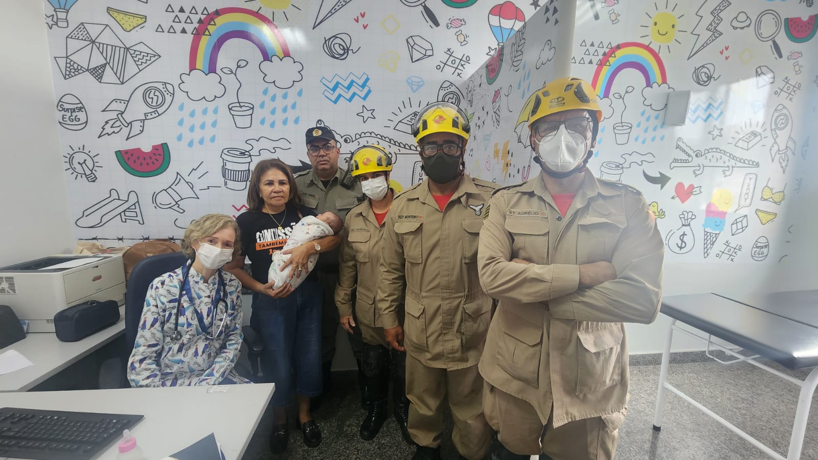 Criança foi levada para o Conselho Tutelar | Foto: CBMGO
