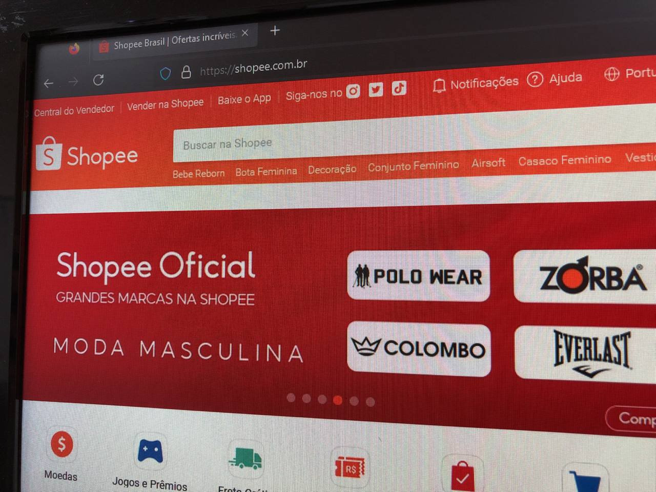 Importação sites chineses
