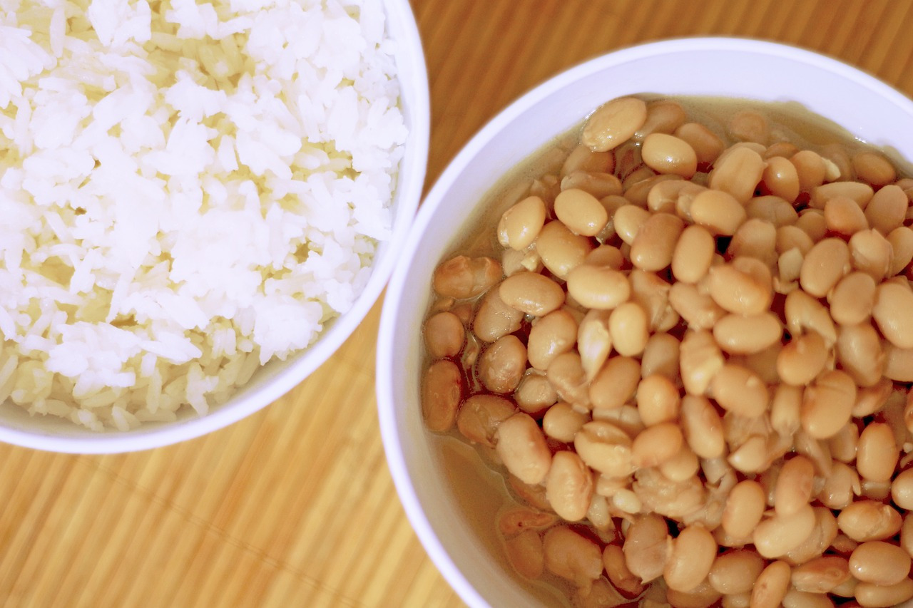 Arroz e feijão