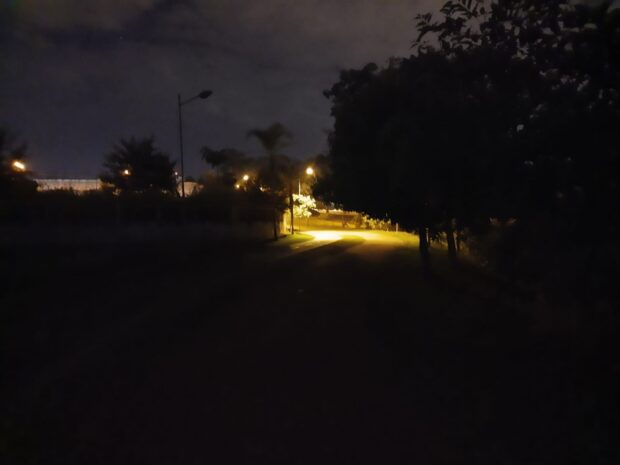 Parque Leolídio di Ramos Caiado no escuro, em Goiânia | Foto: divulgação/leitor Jornal Opção