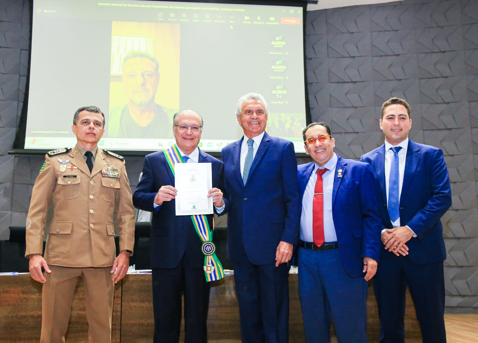Governo Ronaldo Caiado em econtro com o vice-presidente Geraldo Alckmin | Foto: Wesley Costa e Hegon Corrêa