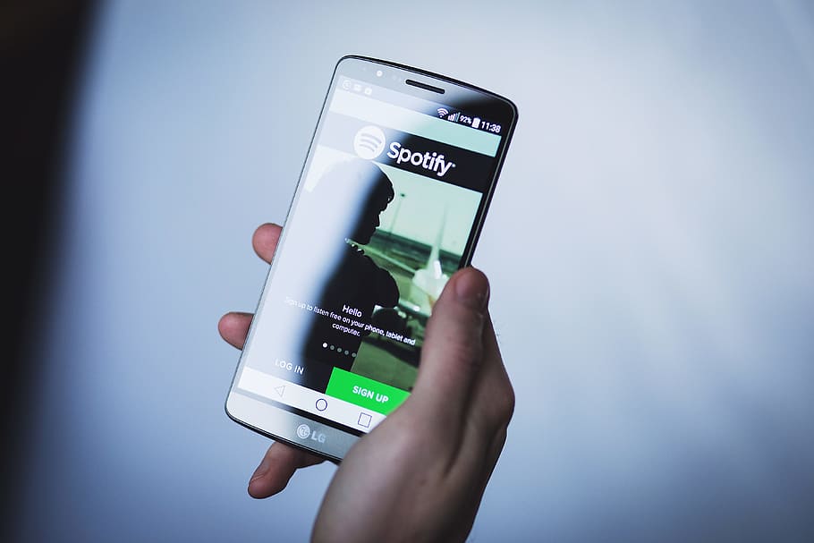 Spotify: plantaforma de música | Foto: Pxfuel