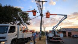 Cabeamento subterrâneo tem custo alto | Foto: divulgação/Pref. de Goiânia