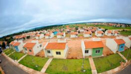 Construção de quase de casas a custo zero no interior de Goiás | Foto: divulgação/ Agehab.