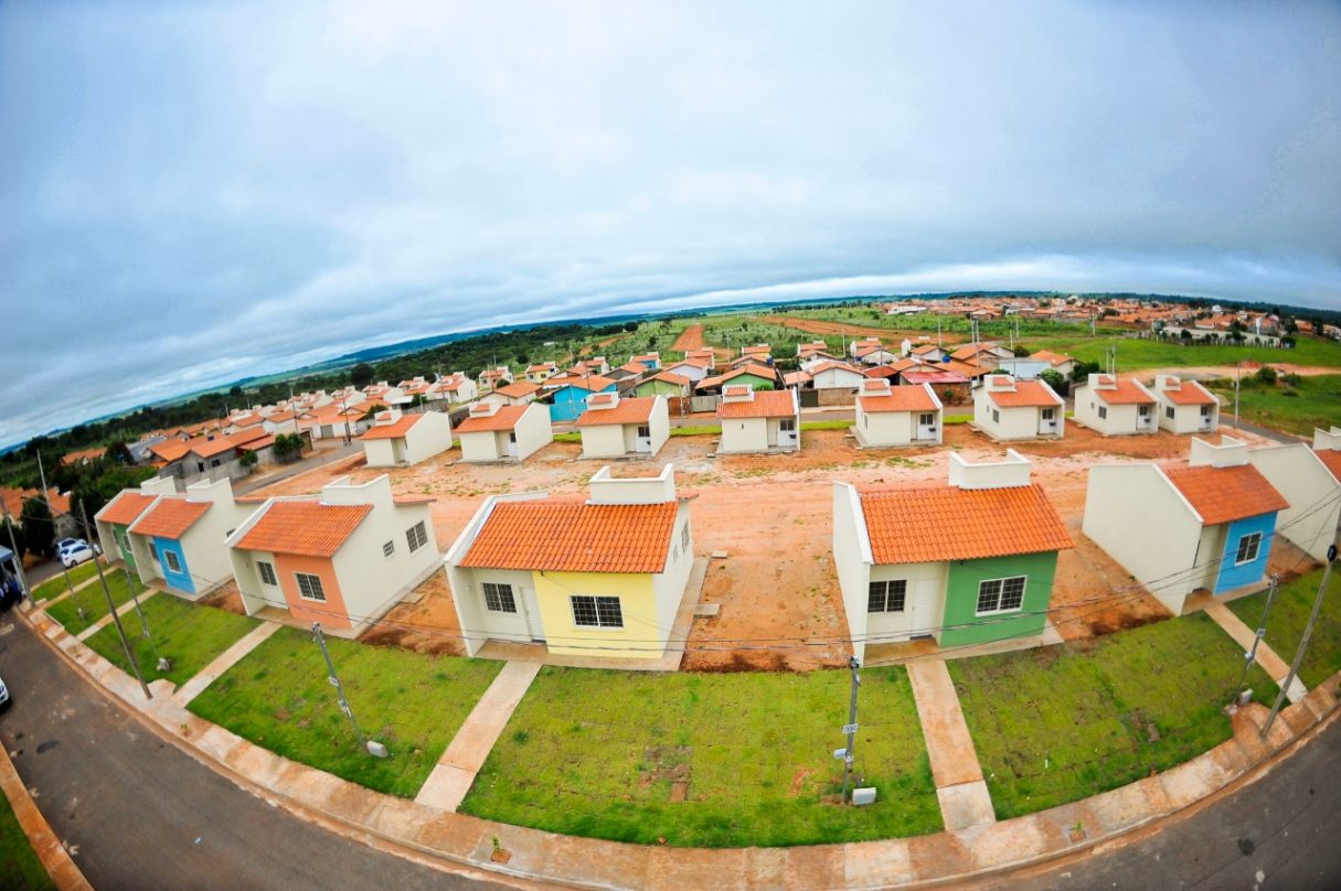 Construção de quase de casas a custo zero no interior de Goiás | Foto: divulgação/ Agehab.