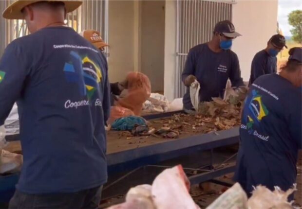 Coletiva seletiva em parceria com cooperativa | Foto: divulgação