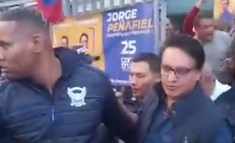 Fernando Villavicencio, candidato morto no Equador | Foto: reprodução/vídeo