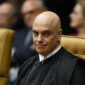 O ministro do STF Alexandre de Moraes durante solenidade de posse do novo presidente do Supremo Tribunal Federal (STF), ministro Dias Toffoli | Foto: Reprodução