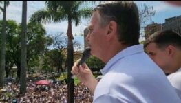 Ex-presidente discursou em BH para milhares de apoiadores | Foto: print/vídeo das redes sociais
