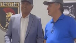 Caiado e Bolsonaro em Goiânia | Foto: redes sociais